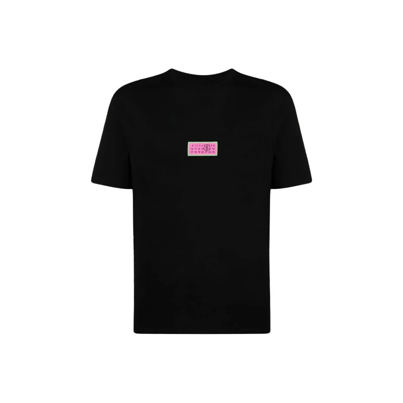 MM6 Maison Margiela Numbers motif T shirt-0
