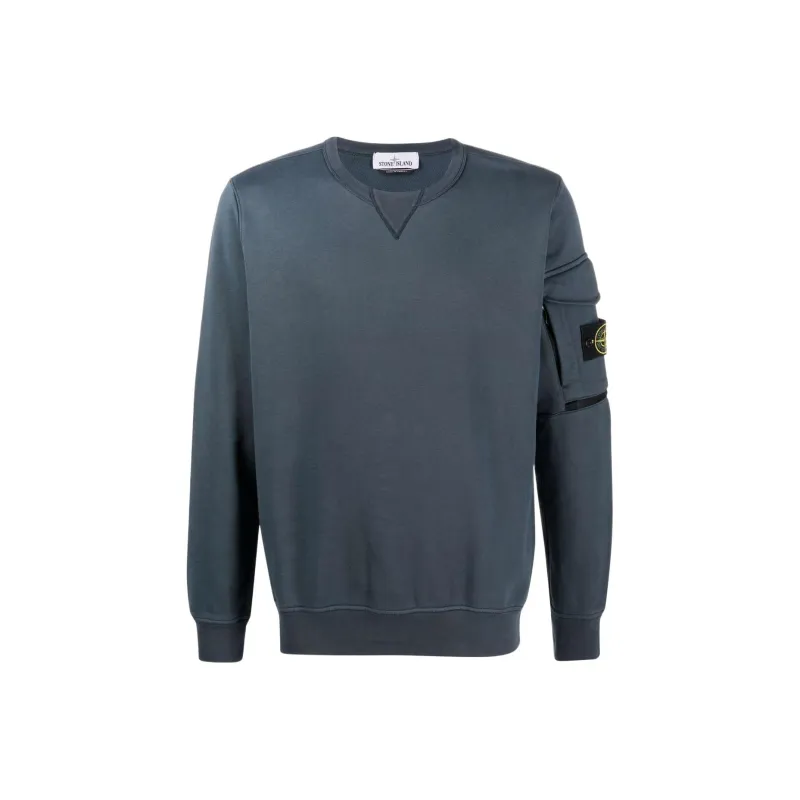 STONE ISLAND Sweatshirts Men Dark Gray-0
