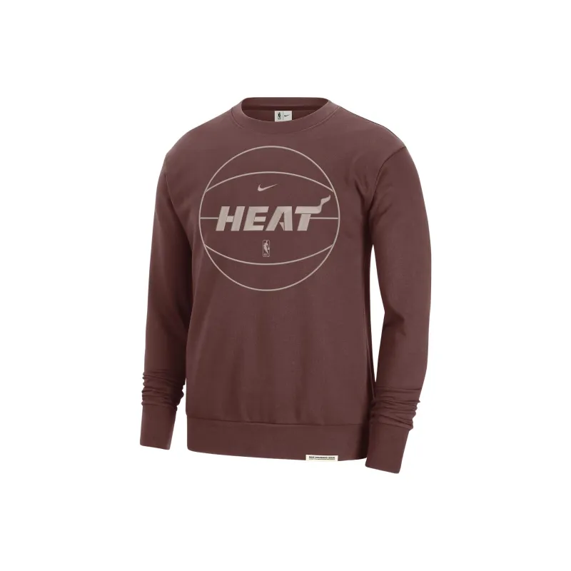 Nike Miami Heat Standard Issue Men's Nike Dri FIT Nba Sweatshirt-0