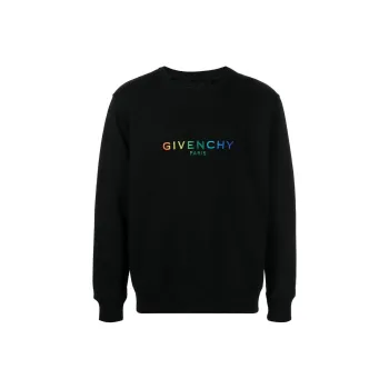 Givenchy Slim Fit Pride Embroidered Sweatshirt
