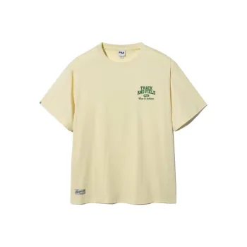 FILA T Shirts Unisex Yellow