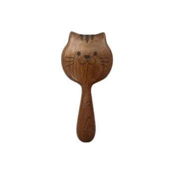 Future Maple Black Golden Sandalwood Kitten Meridian Comb Massage