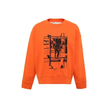 OFF WHITE SS22 Sweatshirts Men Orange
