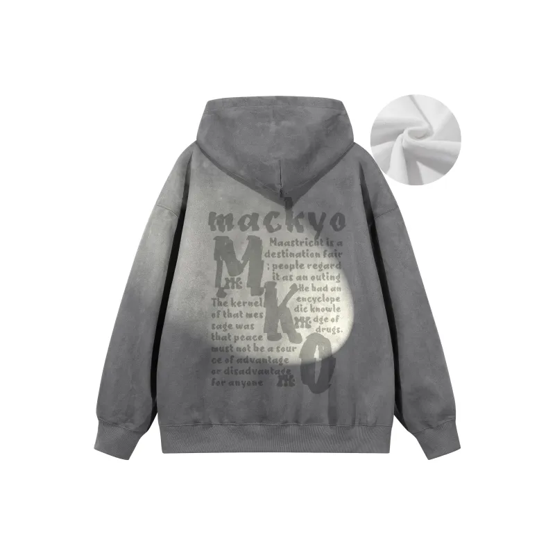 Mackyo Sweatshirt Spring And Fall Winter Unisex-24