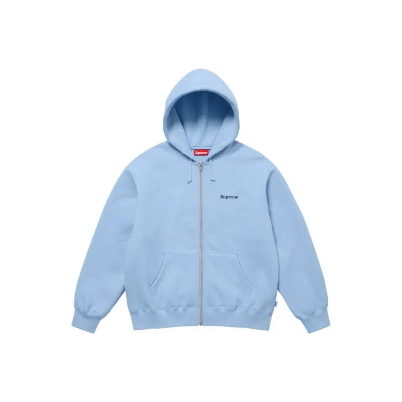 Supreme Crest Zip Up Hooded Sweatshirt-3