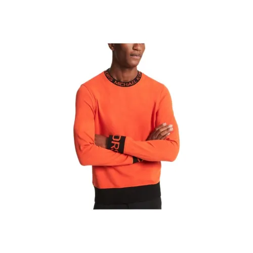 MICHAEL KORS Sweatshirts Men Orange Red