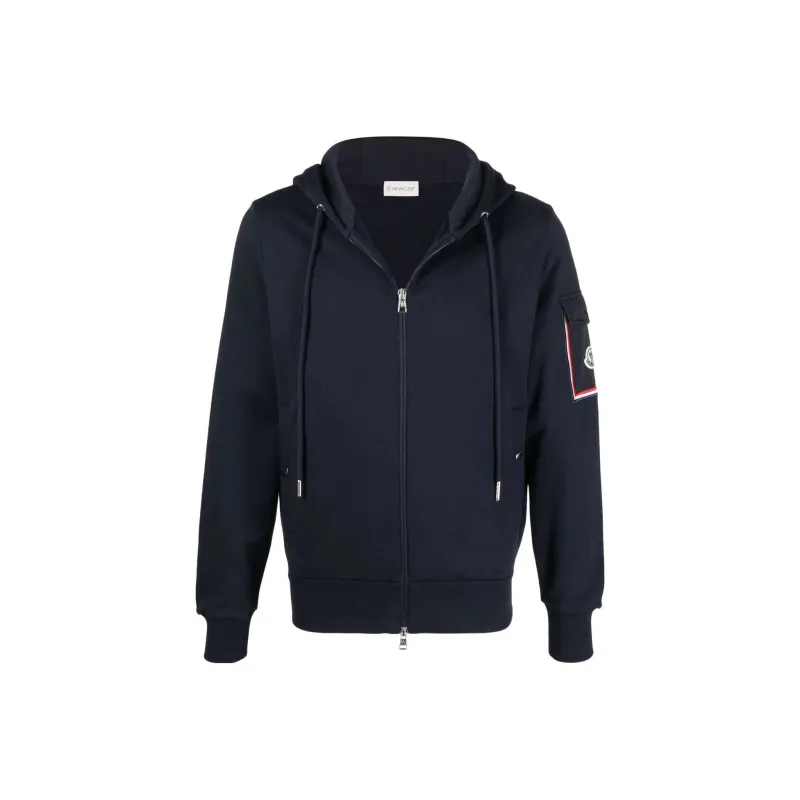 Moncler Sweatshirts Men Dark Blue-0
