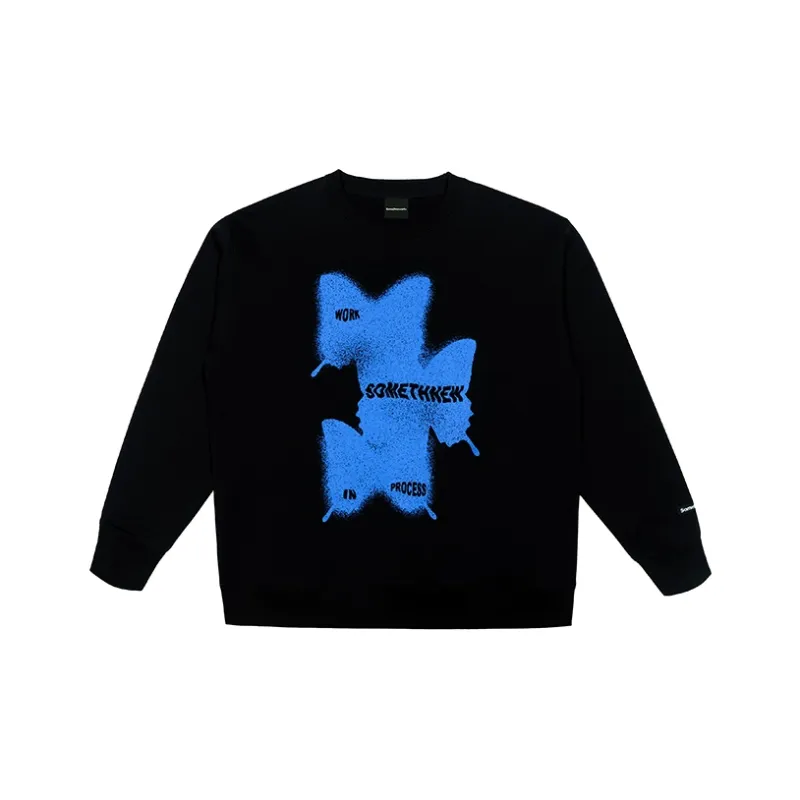 STNW Crew Neck Loose Fit Sweatshirt Unisex-3