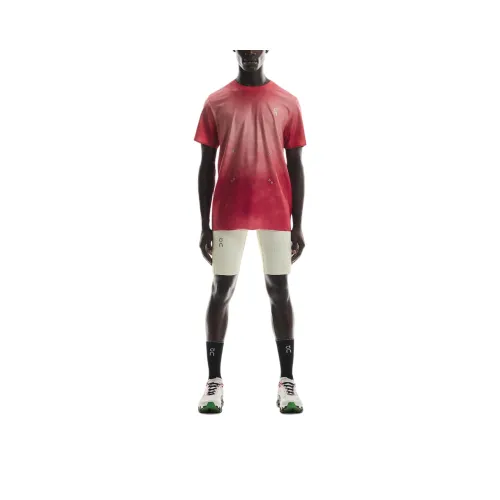 On Pace T-Shirts Men Red
