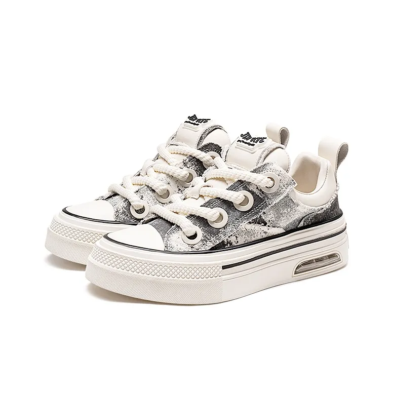 RHYTHM OF JOY Cushioning Height Increasing Canvas Shoes Women's-1