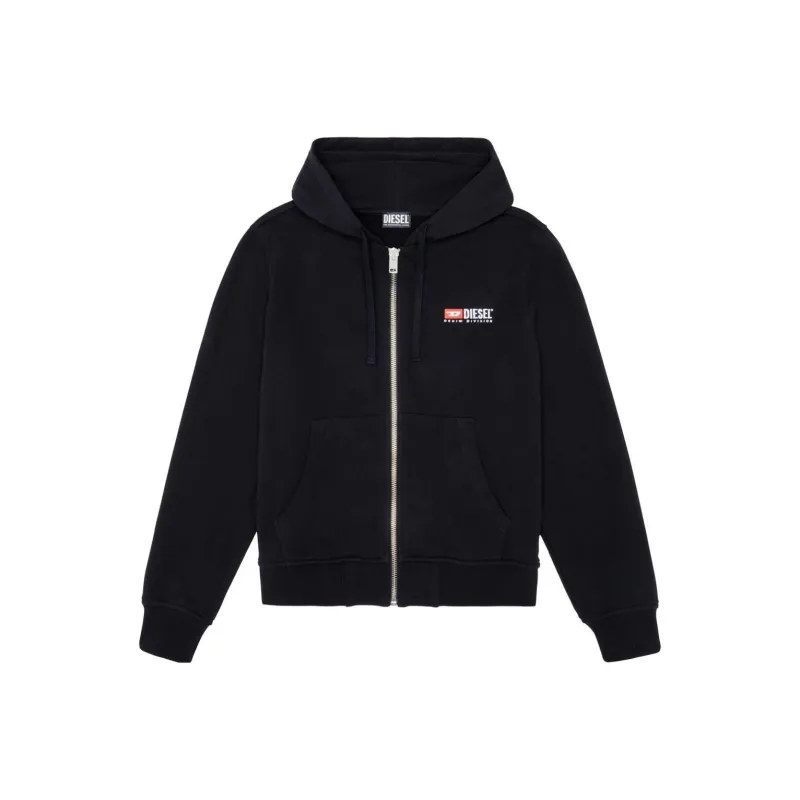 DIESEL S Ginn Hood Zip Div Hoodie-0