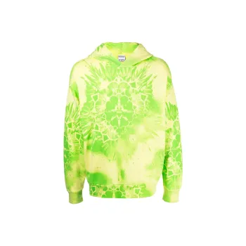 Marcelo Burlon Tie dye Cotton Hoodie