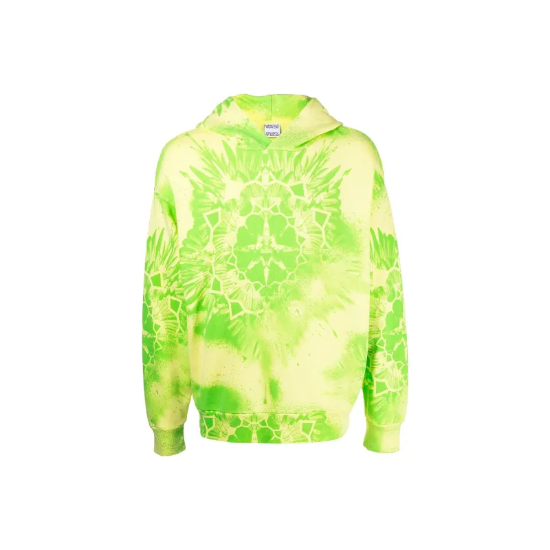Marcelo Burlon Tie dye Cotton Hoodie-0