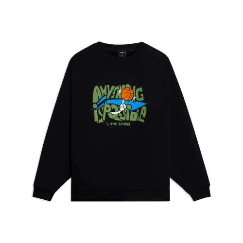 LiNing Sports Life Collection Sweatshirt Unisex Black