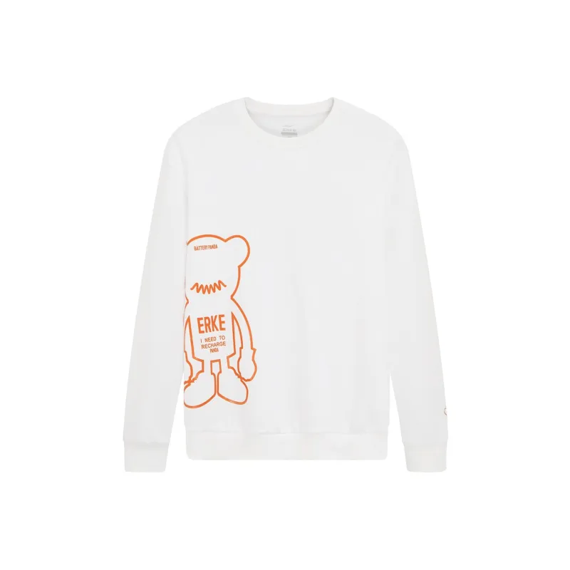 Erke Sweatshirts Men True White-0