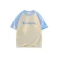 Apricot & Light Blue