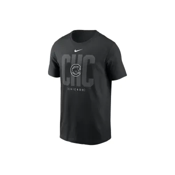 Nike x MLB Chicago Cubs Fashion Local T Shirt Men's Black