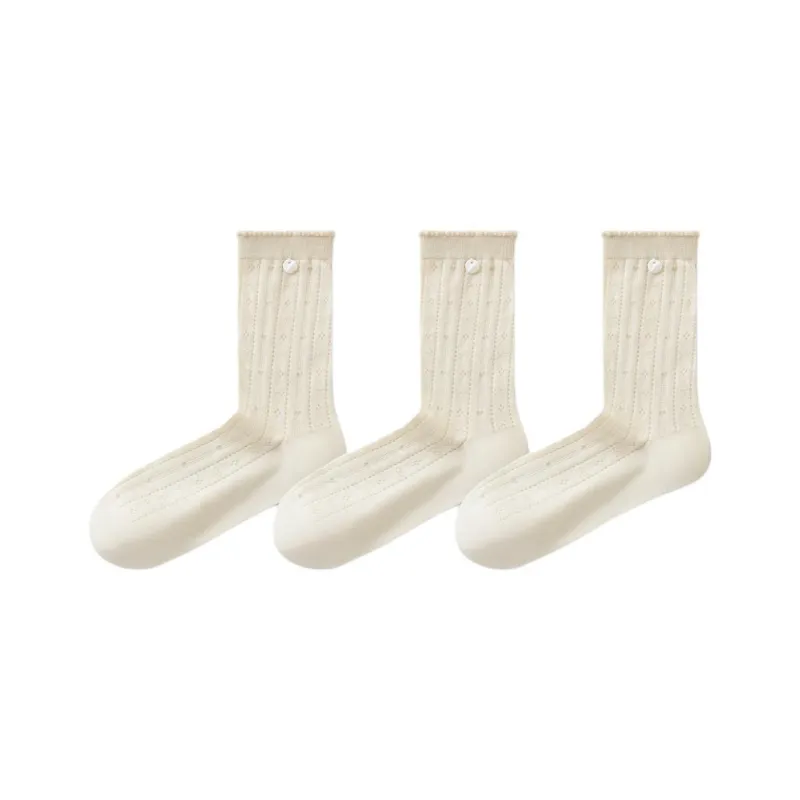 Temooues Mid Calf Socks Women's Combo Set-15