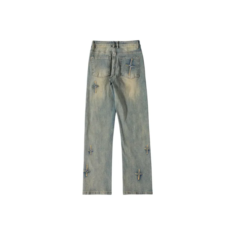 WELTER EXPERIMENT Jeans Unisex Yellow Mud-1