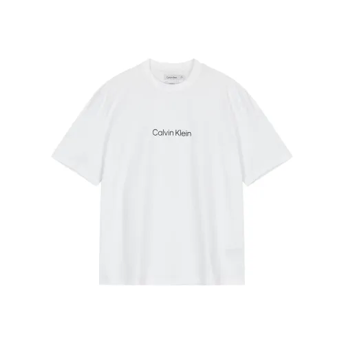 CALVIN mono T Shirt Men's White