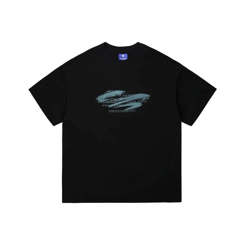 HEEMKIZOO Casual Crew Neck Short Sleeved Top Men's-2