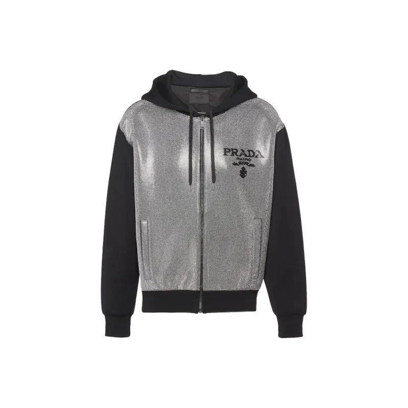 PRADA Sweatshirts Men Gray-0