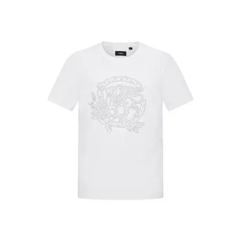 RARE Short Sleeved T Shirts Men's White