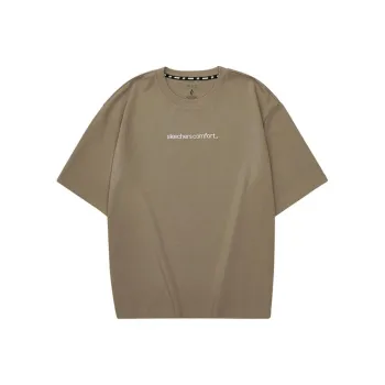 Skechers T Shirts Unisex Mocha