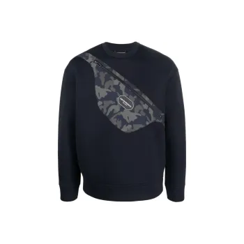 EMPORIO ARMANI Sweatshirts Men Black