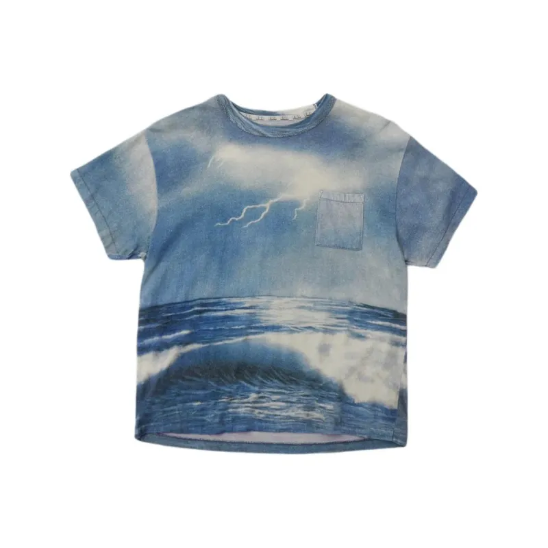 ERL Landscape print T shirt-0
