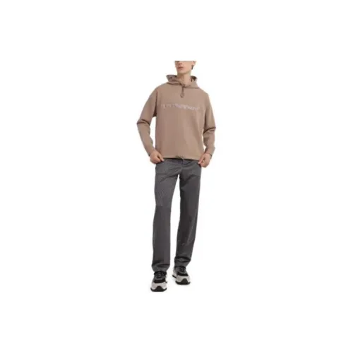 EMPORIO ARMANI Sweatshirts Men Brown