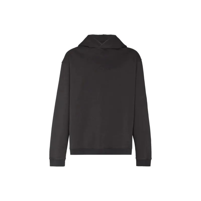 Maison Margiela Logo Detailed Long Sleeved Hoodie-0