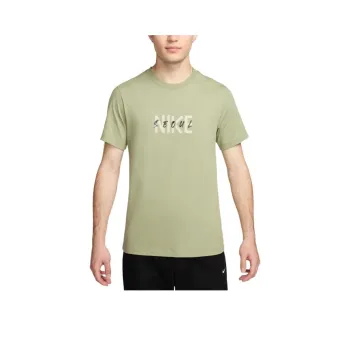 Nike T Shirts Men Oil Green