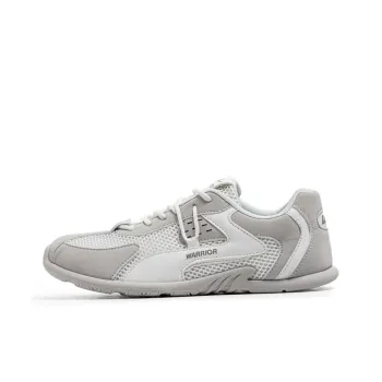 Warrior Anti Slip And Wear Resistant Breathable Low Top Casual Shoes Men's Beige Light Gray