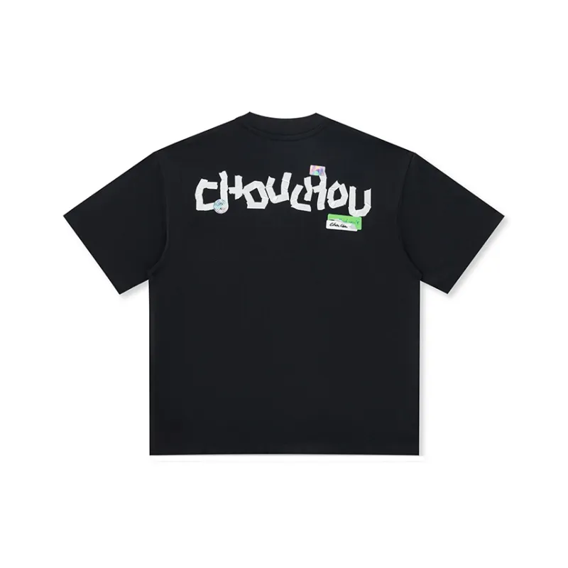 CHOUCHOUS T Shirts Unisex Black-0