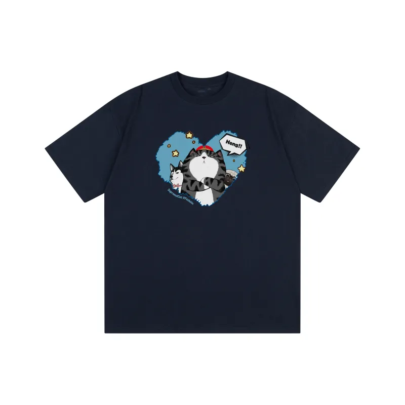 Supremo Cat T Shirts Unisex-6