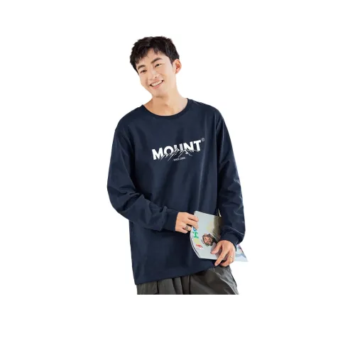 Tonlion Long Sleeved T Shirts Men's