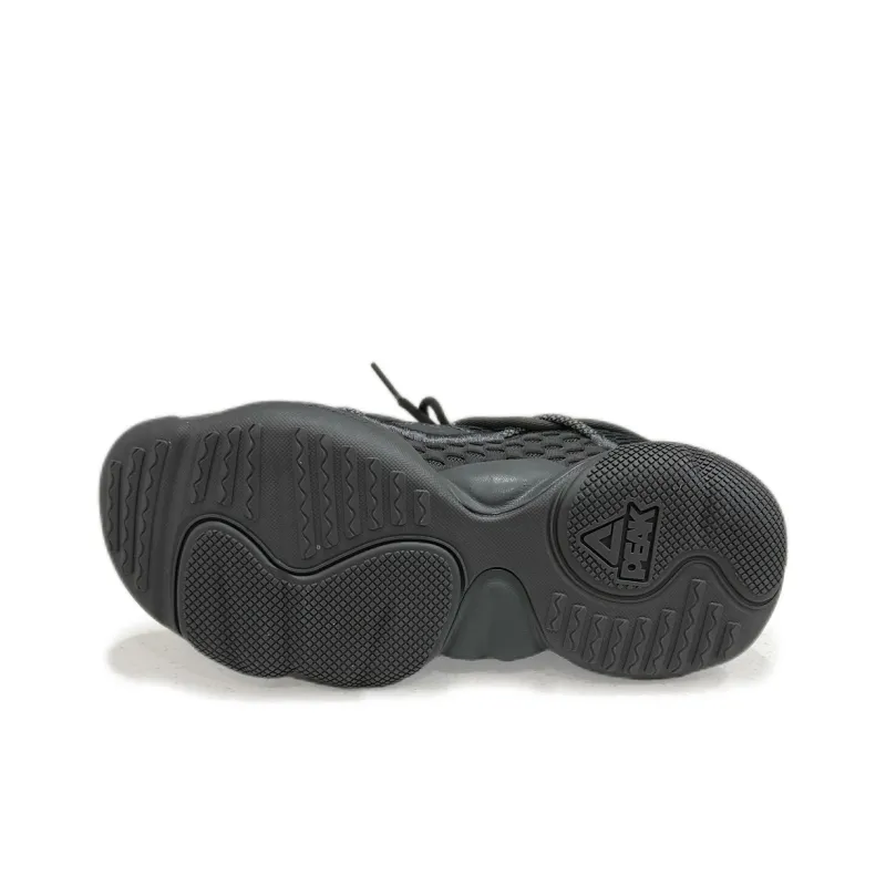 PEAK State Pole 6371 Anti Slip And Wear Resistant Coverage Low Top Casual Shoes Men's Black-4