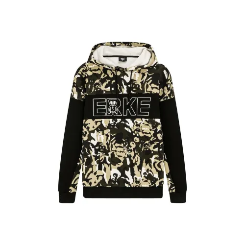Erke Battery Panda Sweatshirt Men's Brown