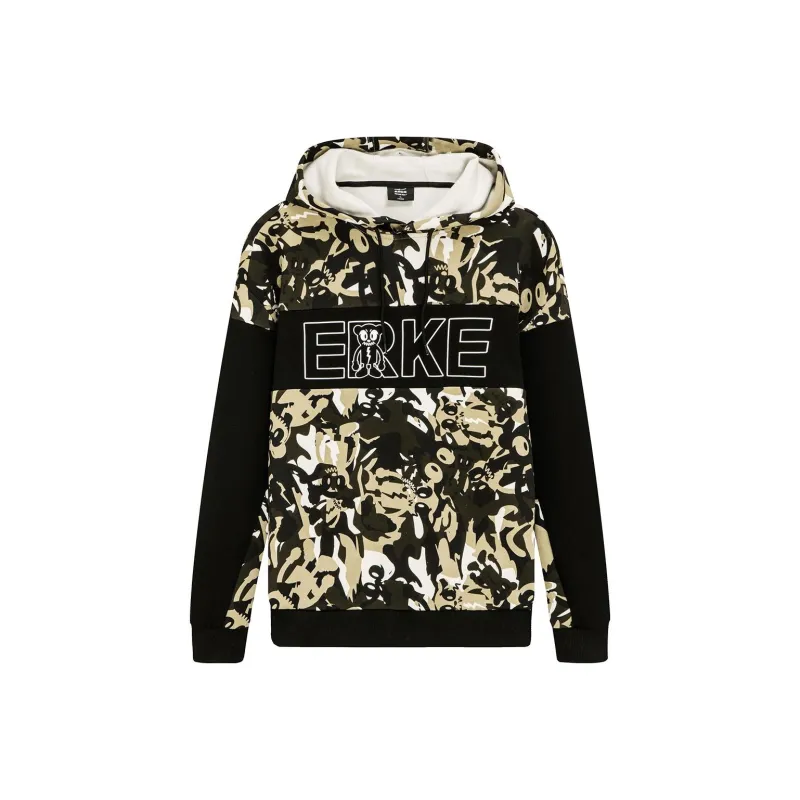 Erke Battery Panda Sweatshirt Men's Brown-0