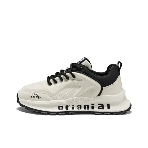 AiJP Anti Slip And Wear Resistant Height Increasing Low Top Chunky Sneakers Men's