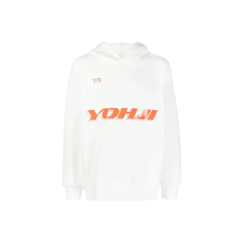 Y 3 Logo Print Hoodie-0