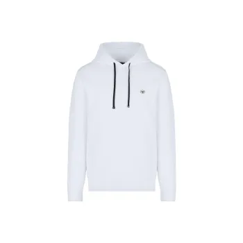 EMPORIO ARMANI Hooded Sweatshirt With Micro Logo Patch