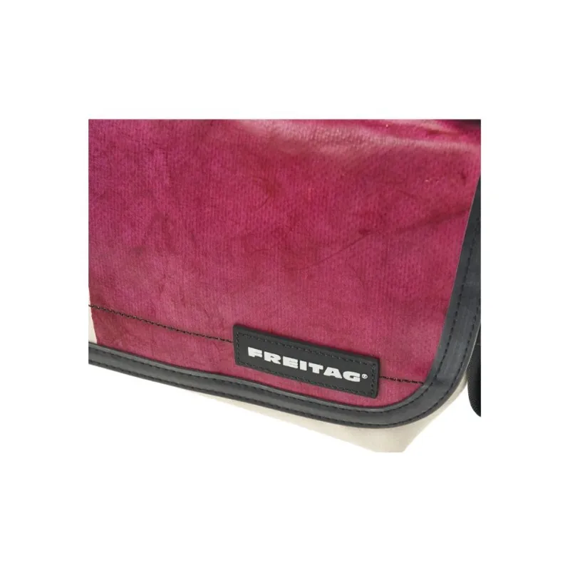 FREITAG Polyester Crossbody Bag Women's Red With Ivory-5