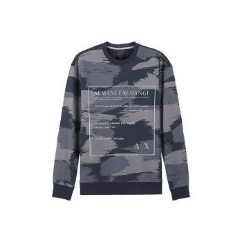 ARMANI EXCHANGEAE SS22 Sweatshirt Men's Marine Blue