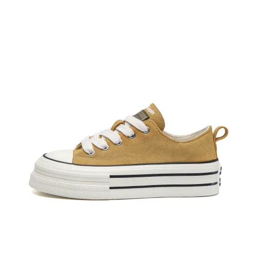 TUOPIN Anti Slip Wear Resistant Low Top Canvas Shoes Women's