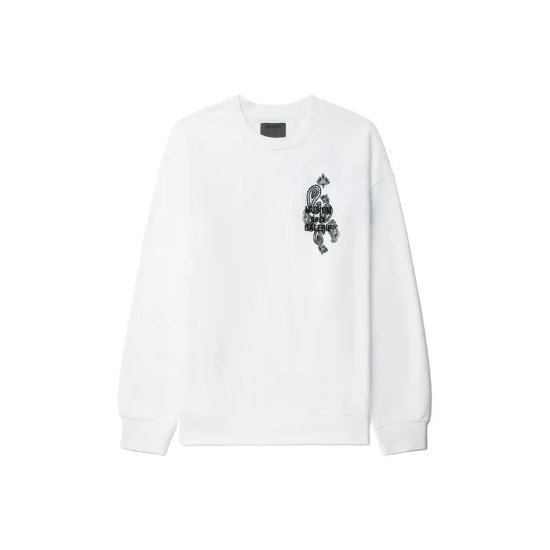 MUSIUM DIV Embroidered Cotton Sweatshirt-0