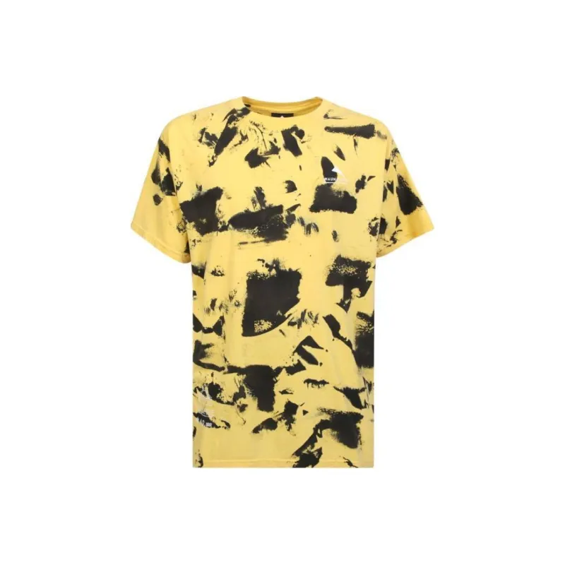 Mauna key Slogan print Hand brushed T shirt-0