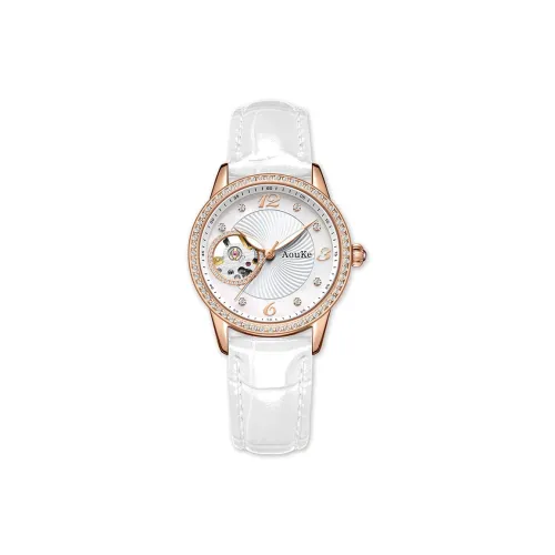 AOUKE Mechanical Movement Watch Women's Watch Mother of Pearl Color Watch Dial