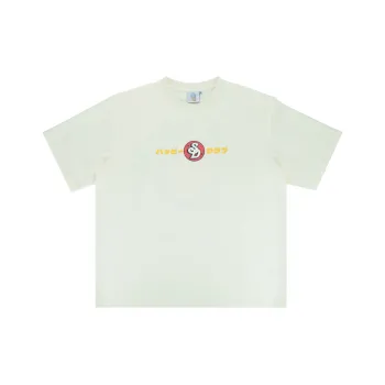 Snowday T Shirt Unisex Beige Yellow